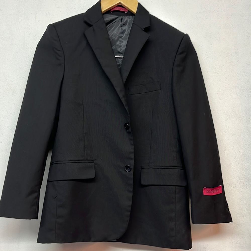 EUC Boys size 12 black suit jacket